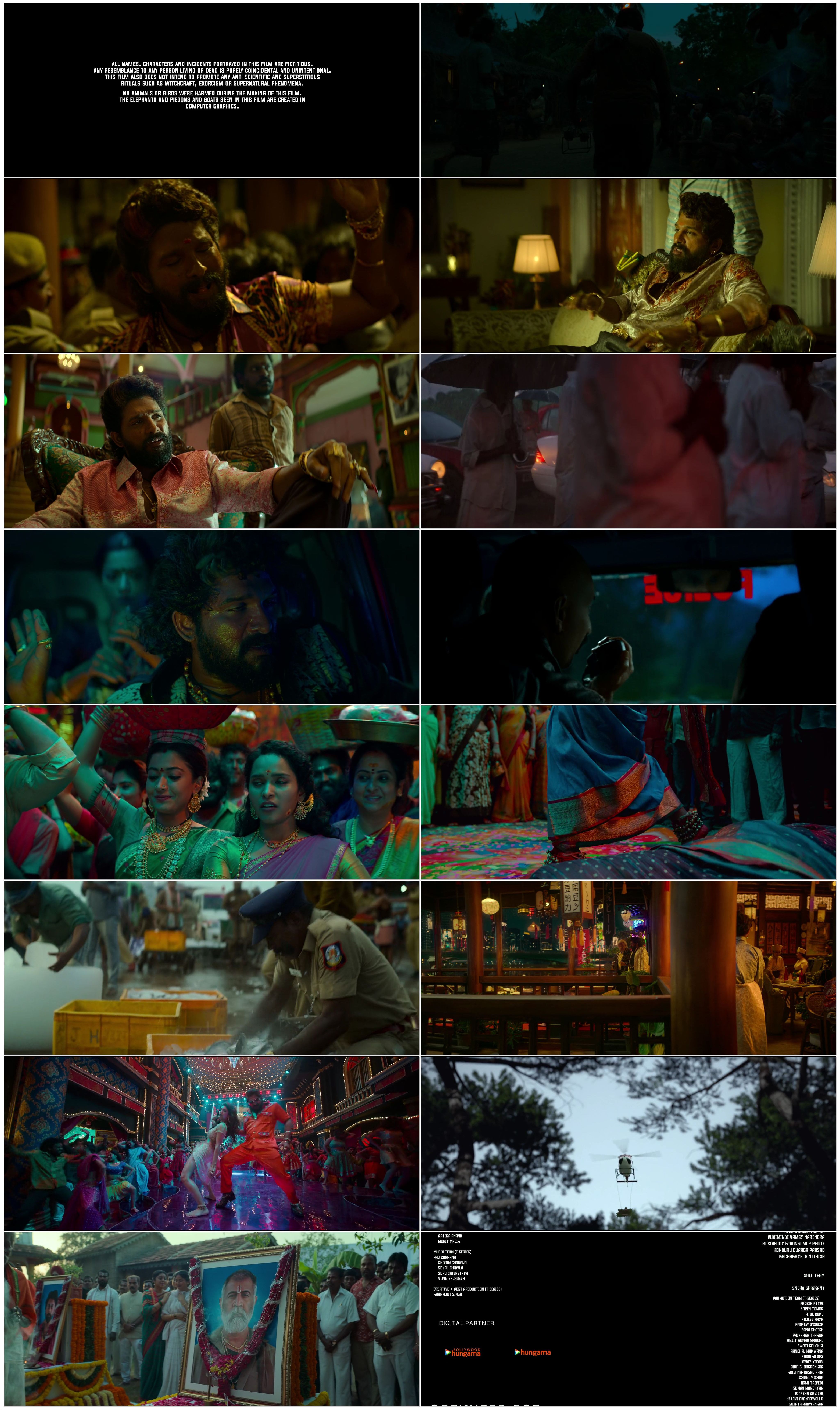 Pushpa The Rise - Part 1 (2021) Dual Audio [Hindi+Telugu]